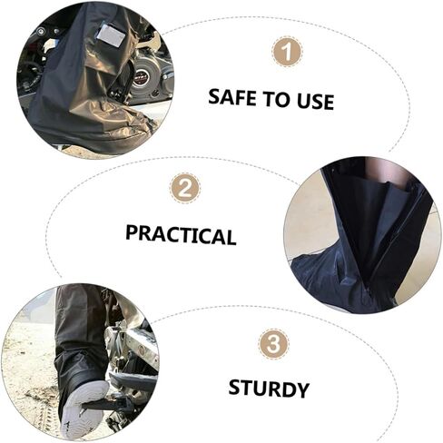 Unisex Rain Boot Covers Anti-Slip Overshoes for Men and Women XL Durable and Thick Protective Shoe Covers for Rain and Mud in Saudi Arabia