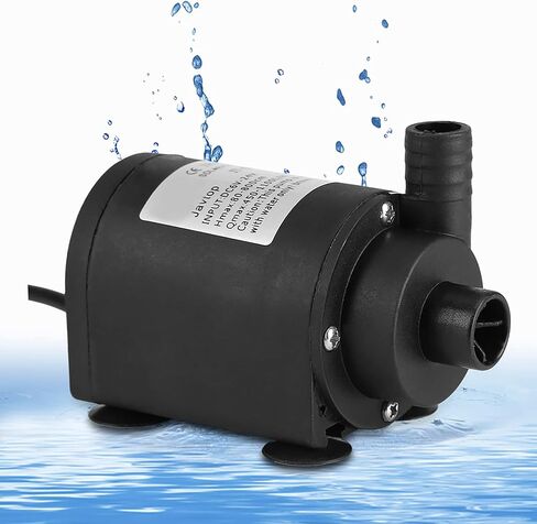Greensen DC 24V 1100L per H Brushless Pump Hot Water Circulation Pump, Solar Motor for Computer Cooling System Solar Fountains in Saudi Arabia