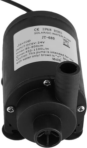 Greensen DC 24V 1100L per H Brushless Pump Hot Water Circulation Pump, Solar Motor for Computer Cooling System Solar Fountains in Saudi Arabia