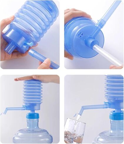 زجاجات المياه مضخة يدوي ضغط يدوي شرب النافورة مع درجة إضافية من الأنبوب الغذاء in Kuwait