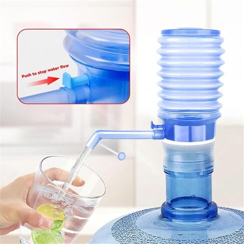 زجاجات المياه مضخة يدوي ضغط يدوي شرب النافورة مع درجة إضافية من الأنبوب الغذاء in Kuwait