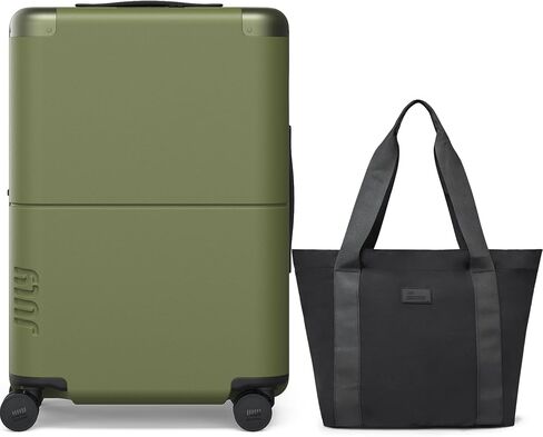Carry on Max Max القابلة للتوسيع - 21.5 "معتمدة من طيران الأمتعة على أمتعة مع حمل السفر ، حقيبة المتداول للرجال والنساء - حقيبة TSA Lock Spinner ، عجلات صامتة ، Zip التوسع - الفحم in Kuwait