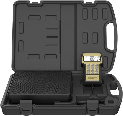 RCS -220C عالي الدقة المبرد الإلكترونية مقياس وزن الشحن - 4 وحدات قياس - مثالية ل HVAC A/C - تشمل حالة in Saudi Arabia