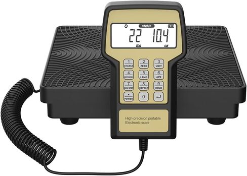 RCS -220C عالي الدقة المبرد الإلكترونية مقياس وزن الشحن - 4 وحدات قياس - مثالية ل HVAC A/C - تشمل حالة in Saudi Arabia