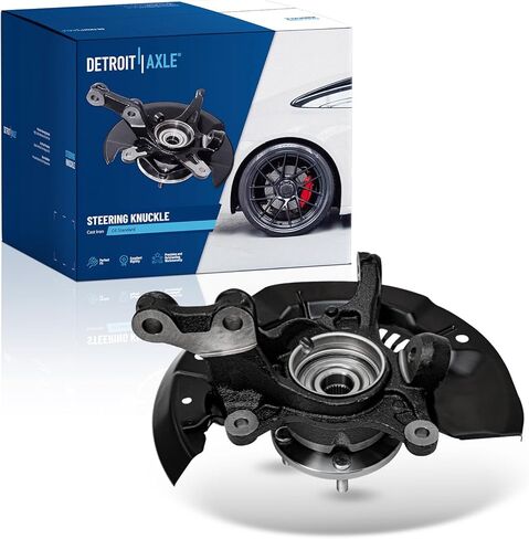 Detroit Axle - FWD Front Right Detering Deting Toyota 11-17 Sienna ، Side Conserging Detering Knuckle & Wheel Bearing Assembly 2011 2012 2013 2014 2015 2015 2017 استبدال in Saudi Arabia