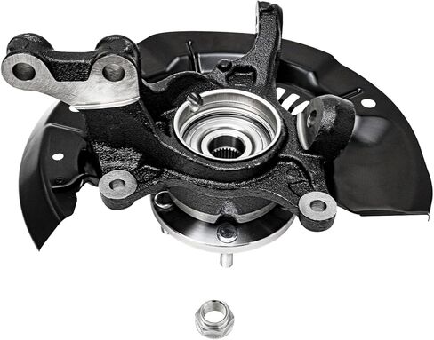 Detroit Axle - FWD Front Right Detering Deting Toyota 11-17 Sienna ، Side Conserging Detering Knuckle & Wheel Bearing Assembly 2011 2012 2013 2014 2015 2015 2017 استبدال in Saudi Arabia