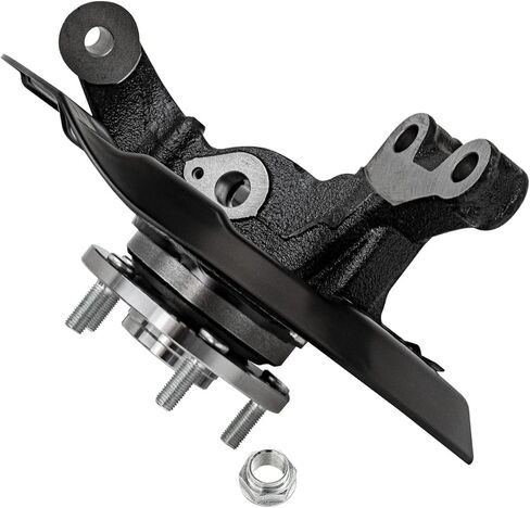 Detroit Axle - FWD Front Right Detering Deting Toyota 11-17 Sienna ، Side Conserging Detering Knuckle & Wheel Bearing Assembly 2011 2012 2013 2014 2015 2015 2017 استبدال in Saudi Arabia