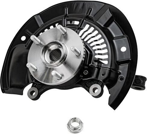 Detroit Axle - FWD Front Right Detering Deting Toyota 11-17 Sienna ، Side Conserging Detering Knuckle & Wheel Bearing Assembly 2011 2012 2013 2014 2015 2015 2017 استبدال in Saudi Arabia