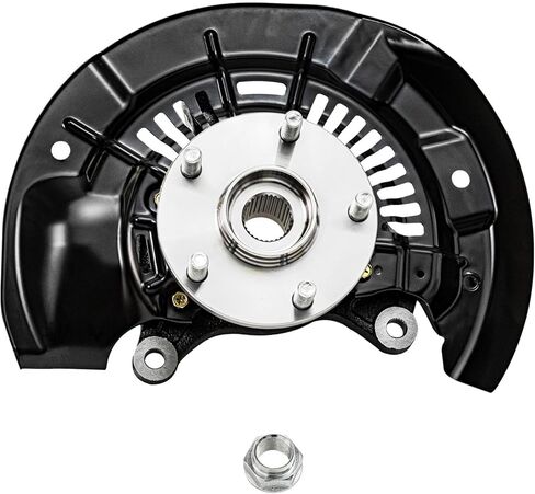 Detroit Axle - FWD Front Right Detering Deting Toyota 11-17 Sienna ، Side Conserging Detering Knuckle & Wheel Bearing Assembly 2011 2012 2013 2014 2015 2015 2017 استبدال in Saudi Arabia