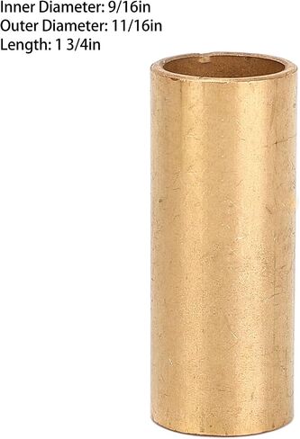 Leaf Spring Bushings, Pack of 8 Trailer Bronze Leaf Spring Shackle Bushings Kit ID 9/16in OD 11/16in Replacement for Double Eye Springs Equalizers Trailer Axle Replace in Saudi Arabia