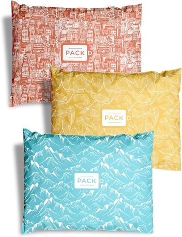 Prepaid & Prelabeled Shipping Bags for Clothes, Laundry, & Overflow - Waterproof, Tear-Resistant, Tamper-Sealed, Lightweight, Folds Flat Travel Packaging Bags - 3-Pc Bundle, 15" x 19" in Saudi Arabia