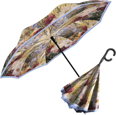 RainCaper Reverse Inverted (inside-out) Windproof Fine Art Reverse-opening Upside Down Umbrella with C-shaped Handsfree Handle Umbrella in Saudi Arabia