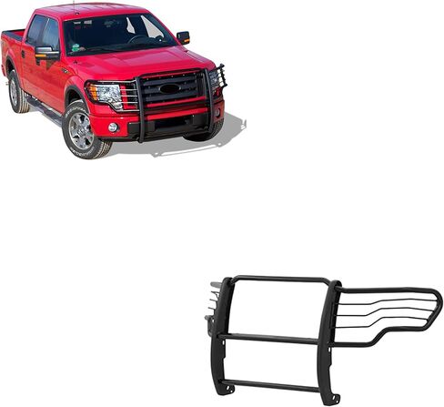 Black Horse Grille brush Bumper Guard Modular Black Compatible with 2009-2014 Ford F-150-17FP30MA in Saudi Arabia