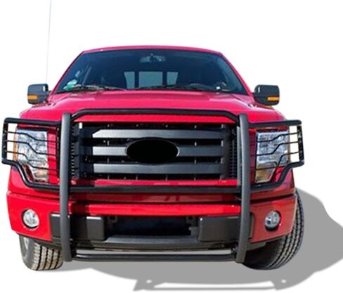 Black Horse Grille brush Bumper Guard Modular Black Compatible with 2009-2014 Ford F-150-17FP30MA in Saudi Arabia