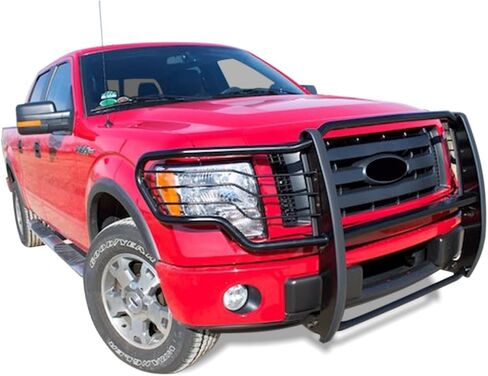 Black Horse Grille brush Bumper Guard Modular Black Compatible with 2009-2014 Ford F-150-17FP30MA in Saudi Arabia