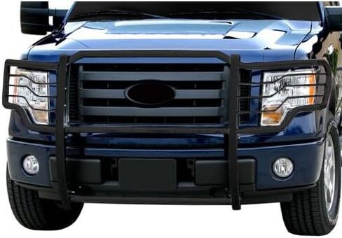 Black Horse Grille brush Bumper Guard Modular Black Compatible with 2009-2014 Ford F-150-17FP30MA in Saudi Arabia