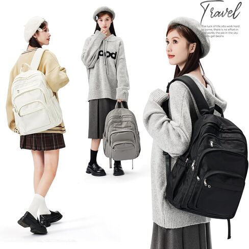 Black College Backpack For Women Men,Lightweight High School Bag,School Backpack With Lots Of Pockets,Cute Bookbag For Teens Boys Girls,Casual Daypack Backpack For School in Saudi Arabia