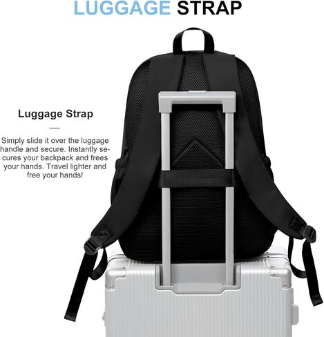 Black College Backpack For Women Men,Lightweight High School Bag,School Backpack With Lots Of Pockets,Cute Bookbag For Teens Boys Girls,Casual Daypack Backpack For School in Saudi Arabia