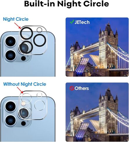 JETech Privacy Screen Protector for iPhone 11 Pro 5.8-Inch with Camera Lens Protector, Anti Spy Tempered Glass Film, 2-Pack Each in Kuwait