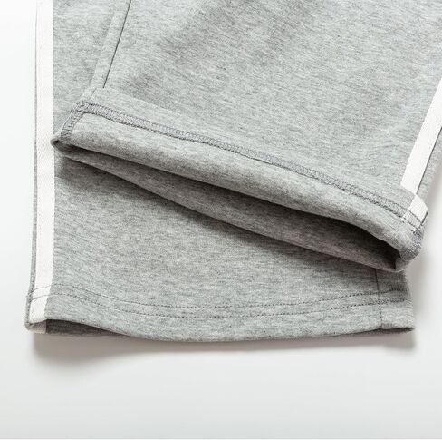 Side Striped Casual Wide Leg Sports Pants for Teenage Girls - Comfortable Elastic Waistband in Saudi Arabia