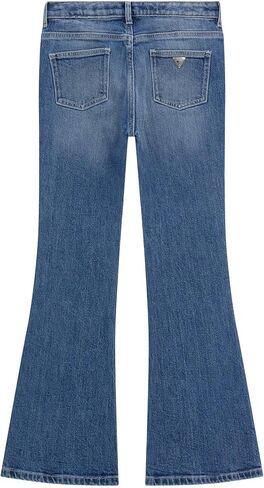 GUESS Girls' Denim Flare Pants with Rhinestones in Saudi Arabia