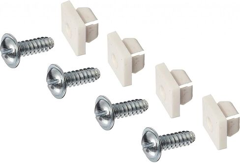 Karparts360 السحابات لوحة الترخيص | الصلب | طبيعي | مطلي بالزنك | 1/4 بحجم 3/4 بوصات in Saudi Arabia