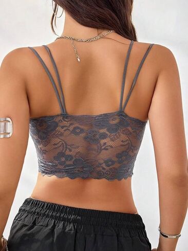 براليت الدانتيل للنساء مثير Bralette v العنق Camisoles Y2K دبابة الخروج in Saudi Arabia