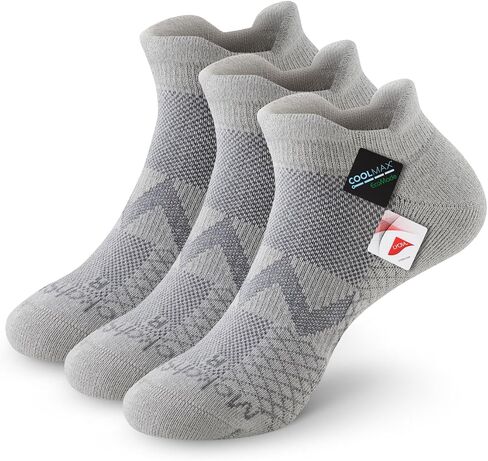 Diabetic Ankle Socks for Men Women, COOLMAX LYCRA Moisture-Wicking Non-Binding Cushioned Neuropathy Sock, 3 Pairs in Saudi Arabia