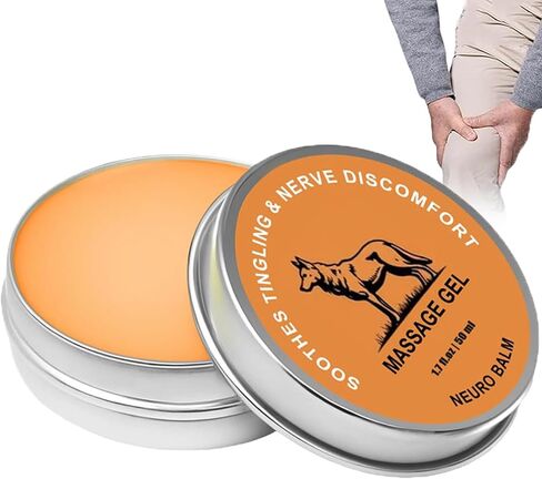 Therawolf Neuro Balm ، المفاصل والعضلات المهدئة ، عصب طبيعي الدعم والمفاصل ، الصيغة العشبية سريعة المفعول للوثن ، حرق وتصلب ، تخفيف الألم ، رعاية الجسم اليومية (2pcs) in Saudi Arabia
