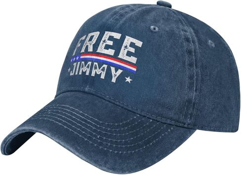 Free Jimmy Hat Jimmy Free Speech Trucker Cowboy Cap51 Navy Blue in Kuwait