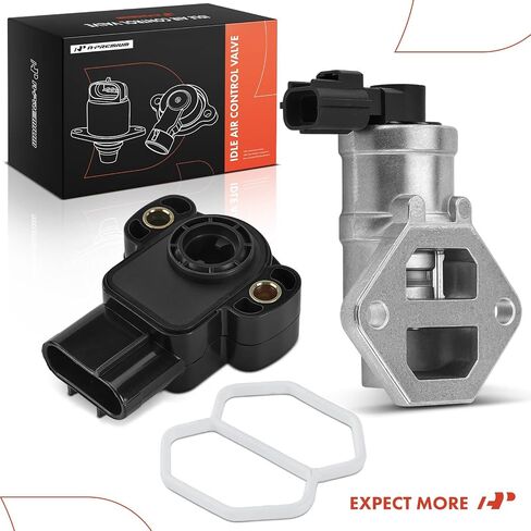 A-premium idle Control Valve IAC + Throttle Position Sensor TPS متوافق مع Ford Ranger 2001-2011 ، Explorer Sport 2001-2003 ، Explorer Sport Trac 2001-2005 & Mazda B4000 2001-2010 ، 4.0L in Saudi Arabia
