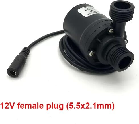Ultra-quiet 800L/H 5M DC 12V 24V Home Portable Brushless Motor Submersible Water Pump For Cooling System Fountains Heater Mini 1Pcs(12V DC Connector) in Saudi Arabia