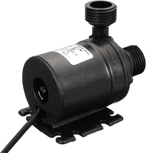 Ultra-quiet 800L/H 5M DC 12V 24V Home Portable Brushless Motor Submersible Water Pump For Cooling System Fountains Heater Mini 1Pcs(12V DC Connector) in Saudi Arabia