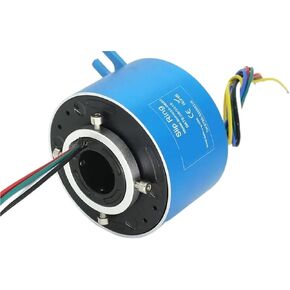 OD86mm 6 Channels 20A Current Through Bore Conductor Slip Ring Motor 25.4mm Inner Diameter with Flange Anti-tab in Saudi Arabia
