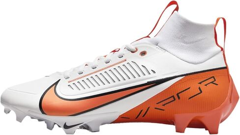 Nike Vapor Edge Pro 360 2 (Team Bank) Men Football Cleats (FQ4044-100 ، White/Black/Brilliant Orange) الحجم 14 in Saudi Arabia