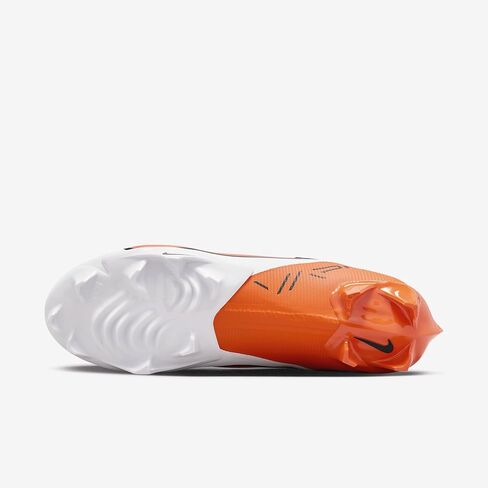 Nike Vapor Edge Pro 360 2 (Team Bank) Men Football Cleats (FQ4044-100 ، White/Black/Brilliant Orange) الحجم 14 in Saudi Arabia
