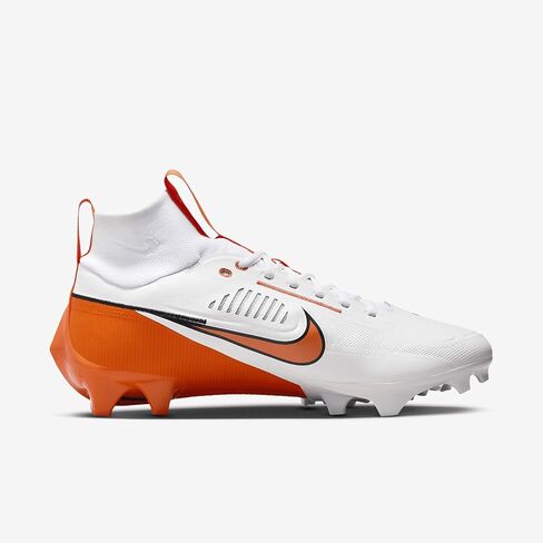 Nike Vapor Edge Pro 360 2 (Team Bank) Men Football Cleats (FQ4044-100 ، White/Black/Brilliant Orange) الحجم 14 in Saudi Arabia