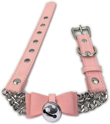 Succuba bell choker wlar netclace lolita bow wlar cat kitty velvet choker choker in Saudi Arabia