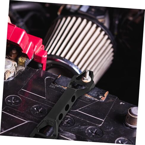 Alipis Car Battery Mount Mount Battery Bracket Bracket Bollts Hight Duty Stabilizer لتعديل السيارة in Kuwait