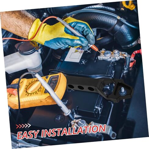 Alipis Car Battery Mount Mount Battery Bracket Bracket Bollts Hight Duty Stabilizer لتعديل السيارة in Kuwait
