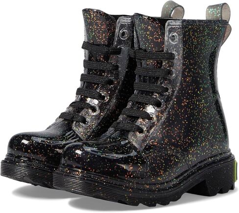 Western Chief Girl's Combat PVC Boot (Toddler/Little Kid) Black 7 Toddler M in Saudi Arabia