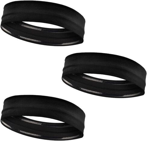 Tenacious Sports Headbands, Breathable Moisture Wicking Sweat Bands Elastic Workout Headband for Running, Cycling, Basketball, Yoga, Fitness in Saudi Arabia