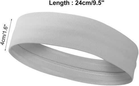 Tenacious Sports Headbands, Breathable Moisture Wicking Sweat Bands Elastic Workout Headband for Running, Cycling, Basketball, Yoga, Fitness in Saudi Arabia
