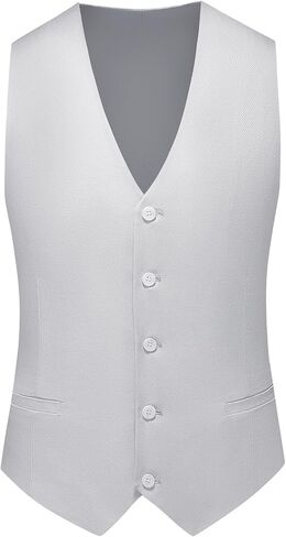 بدلة الكتان Kudoro للرجال Slim Fit 3 قطع شاطئ Summer Beach Tuxedo Suit Suit Stud Set Set in Kuwait