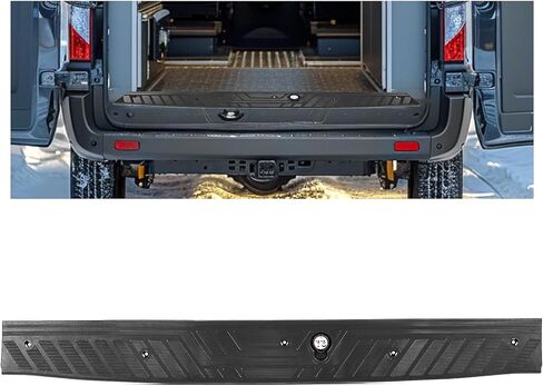 HECASA Rear Sill Plate Compatible with 2015-2023 Ford Transit 150 250 350 HD Cargo/Crew Van 2022-2023 Ford E-Transit Cargo/Crew Van CK4Z-6140374-AA Rear Door Bumper Step Pad Molding Trim Black in Saudi Arabia