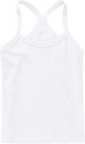 2 Pack Girls Dance Tank Tops Racerback Camisole Spaghetti Strap Camis Sleeveless Undershirts Ballet Gymnastics Wear in Saudi Arabia