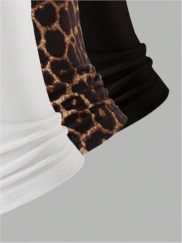 Girl's 3 Packs Cheetah Print Sleeveless Tops Summer Square Neck Fitted Tank Top in Saudi Arabia
