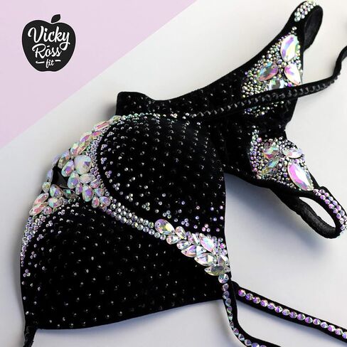 Luxy Black NPC IFBB Competition Figure Bikini Suit for Women in Saudi Arabia