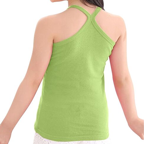 2 Pack Girls Dance Tank Tops Racerback Camisole Spaghetti Strap Camis Sleeveless Undershirts Ballet Gymnastics Wear in Saudi Arabia