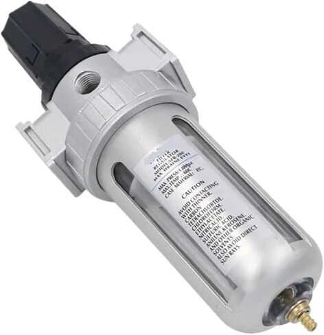 منظم مرشح الهواء الهوائي BSPT 1/2 "1/4" 3/8 "SFR-200/300/400 لضاغط الهواء ، مرشح مصيدة مياه زيوت زيت (SFR-400،3/8") in Kuwait
